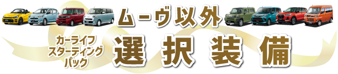 選択装備 ムーヴ以外