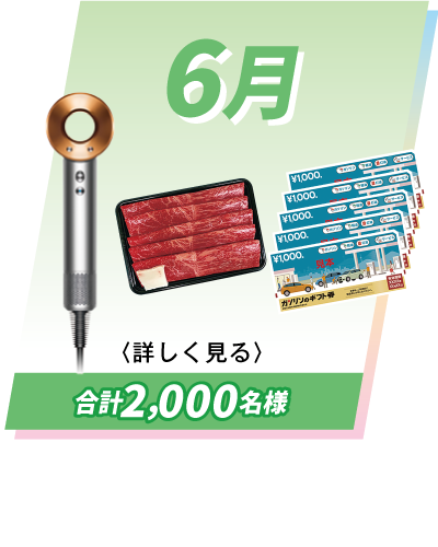 6月の試乗で豪華賞品が当たる!!詳しくはコチラ