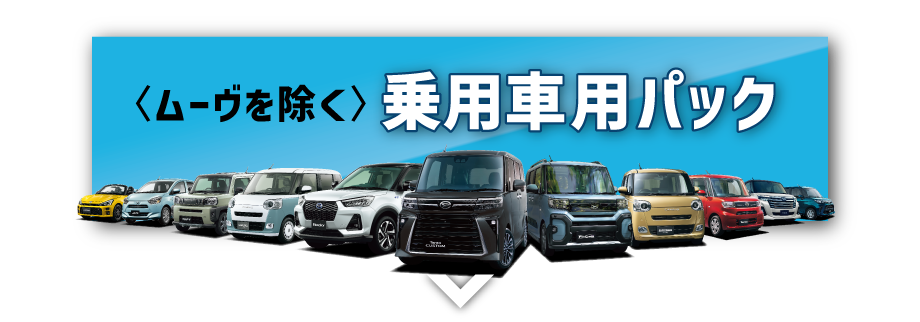 ムーヴを除くダイハツ乗用車用パック